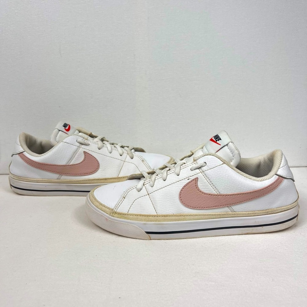 GUC Nike Court Legacy White Rose Whisper Sneaker Woman's Size 9 - Picture 6 of 13
